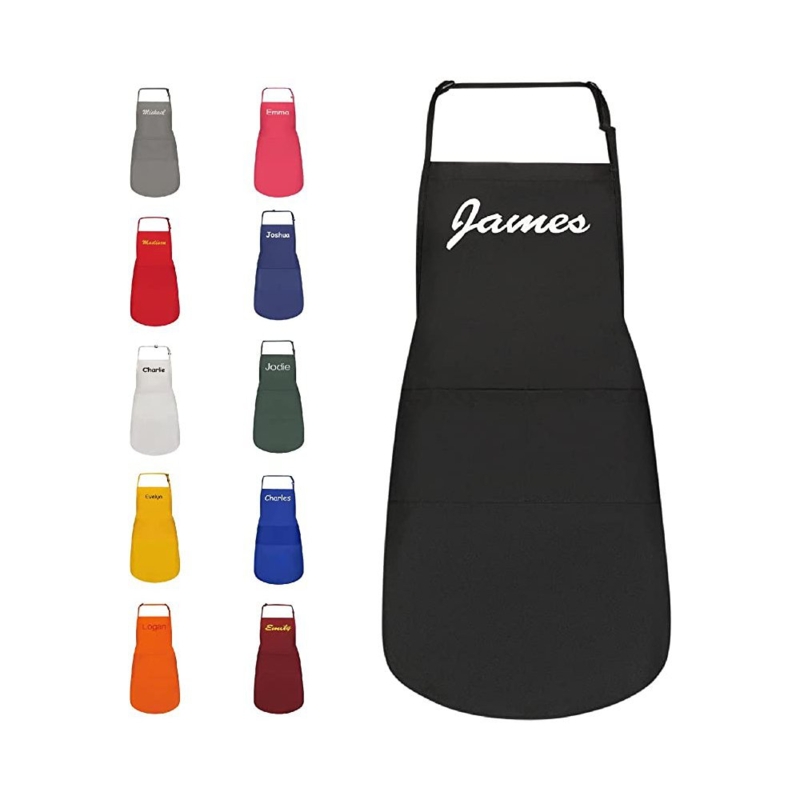 Wedding Solid Color Cotton Waist Apron