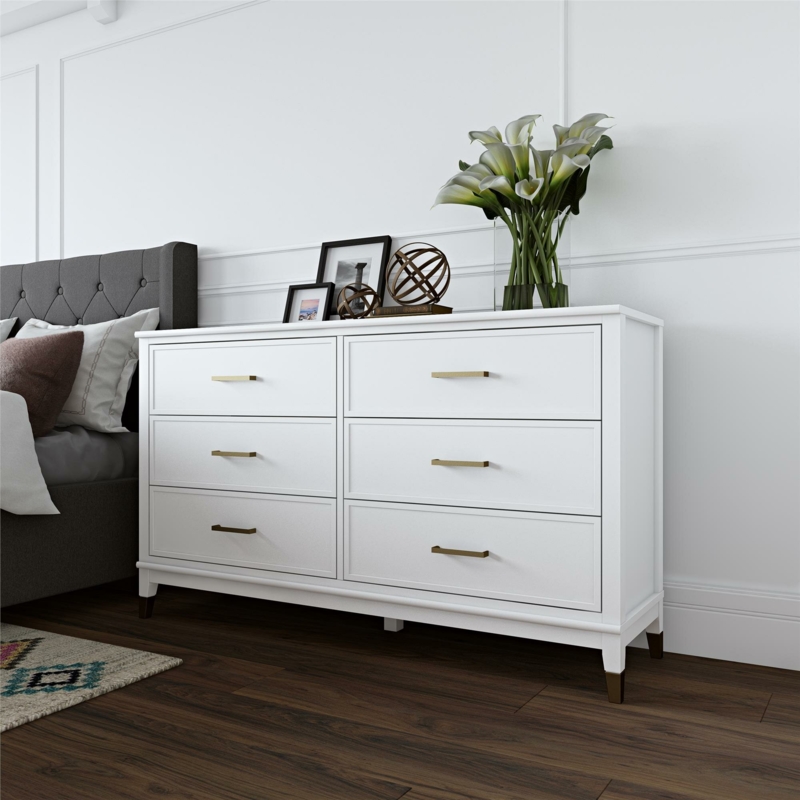 Westerleigh 6 Drawer 56.77" W Double Dresser