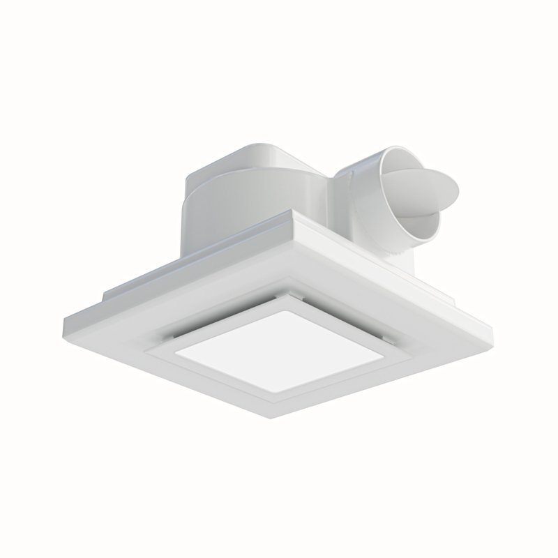 White 120CFM Bathroom Exhaust Fan