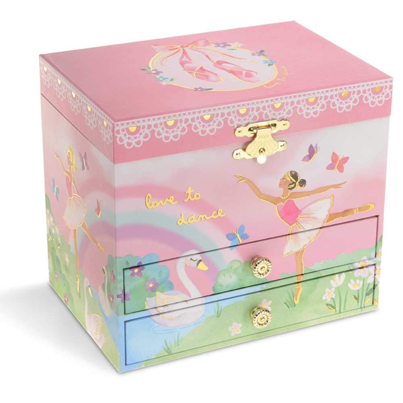 Wood Jewelry Box + Musical