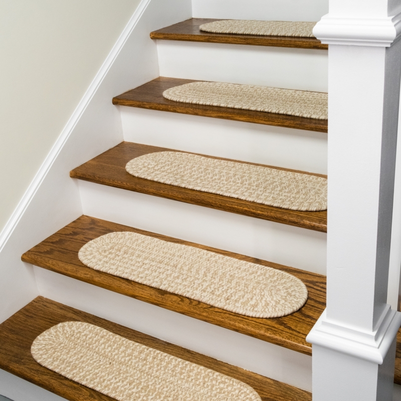 Woven Tweed Stair Treads 8"x28"