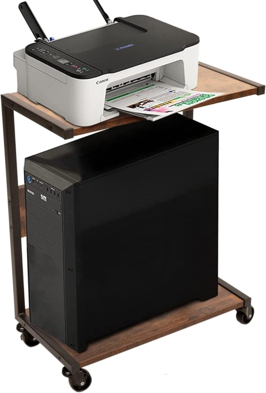 Yatin 15.7'' H x 11.8'' W Printer Stand with Wheels