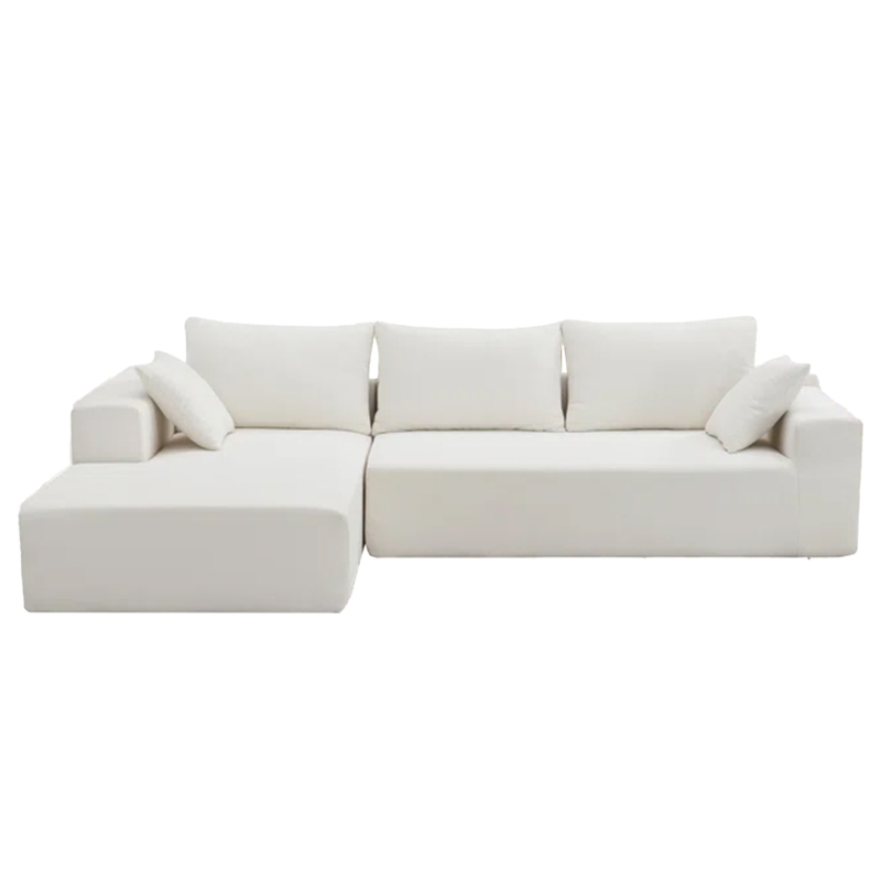 Zendiya 2 - Piece Upholstered Sectional Couch Sleeper Sofa Set