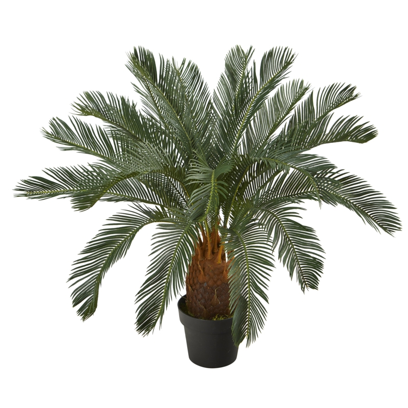 36'' Faux Cycas Tree in Pot Liner