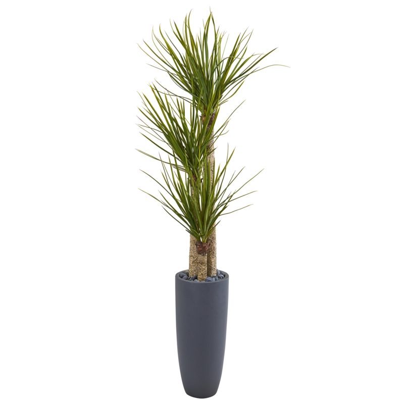 72'' Faux Yucca Tree in Planter
