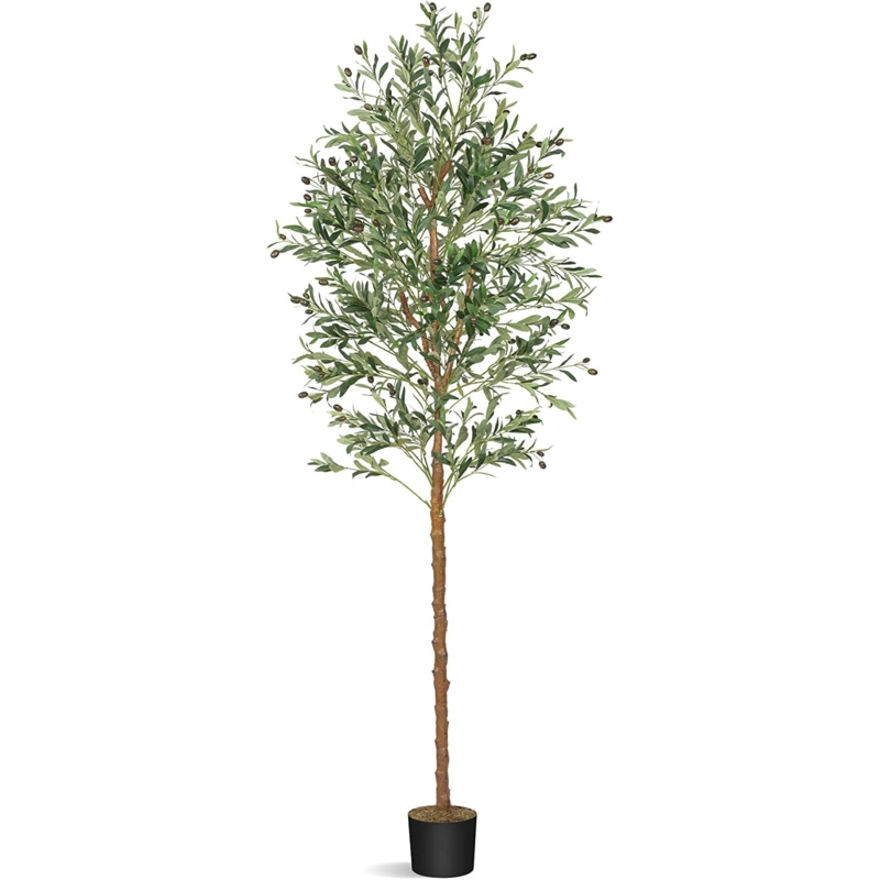83'' Faux Olive Tree Tree in Pot