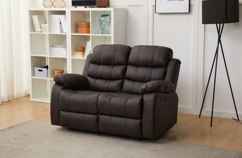 Alteus 53'' Faux Leather Reclining Loveseat