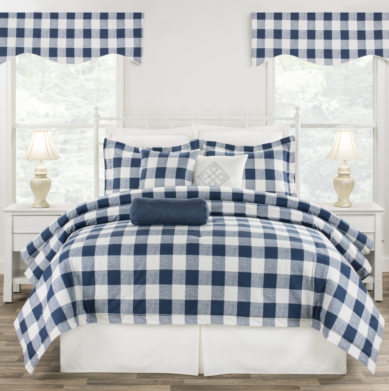 Bynum Cotton Plaid Comforter Set