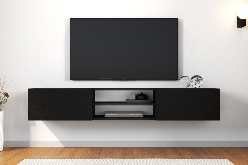 Maine Modern Floating TV Stand up to 80" TV Wall Mount Media Console