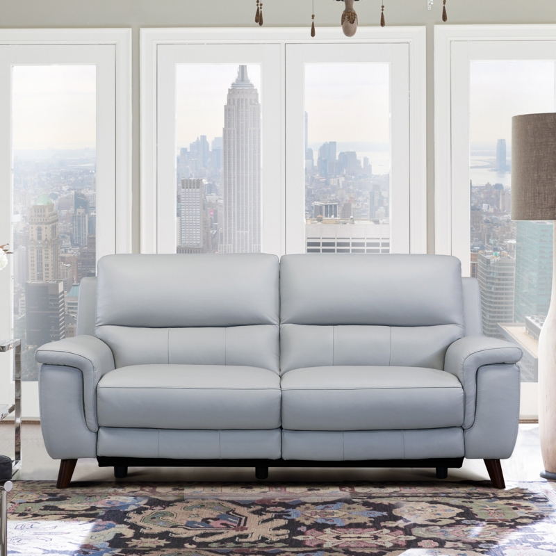 Yosef 78'' Leather Power Reclining Sofa