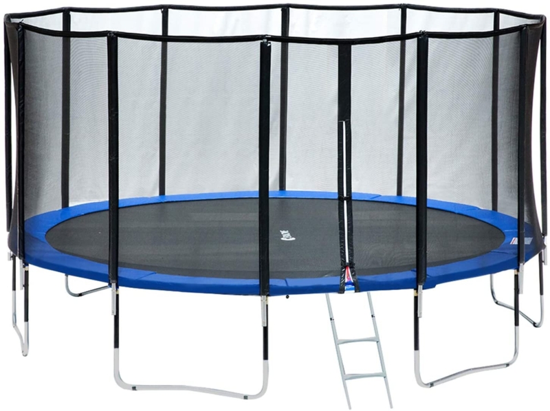 15' Round Backyard Trampoline with Safety Enclosure