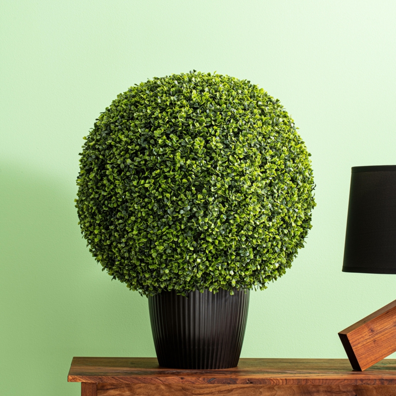 29'' Faux Boxwood Topiary in Pot