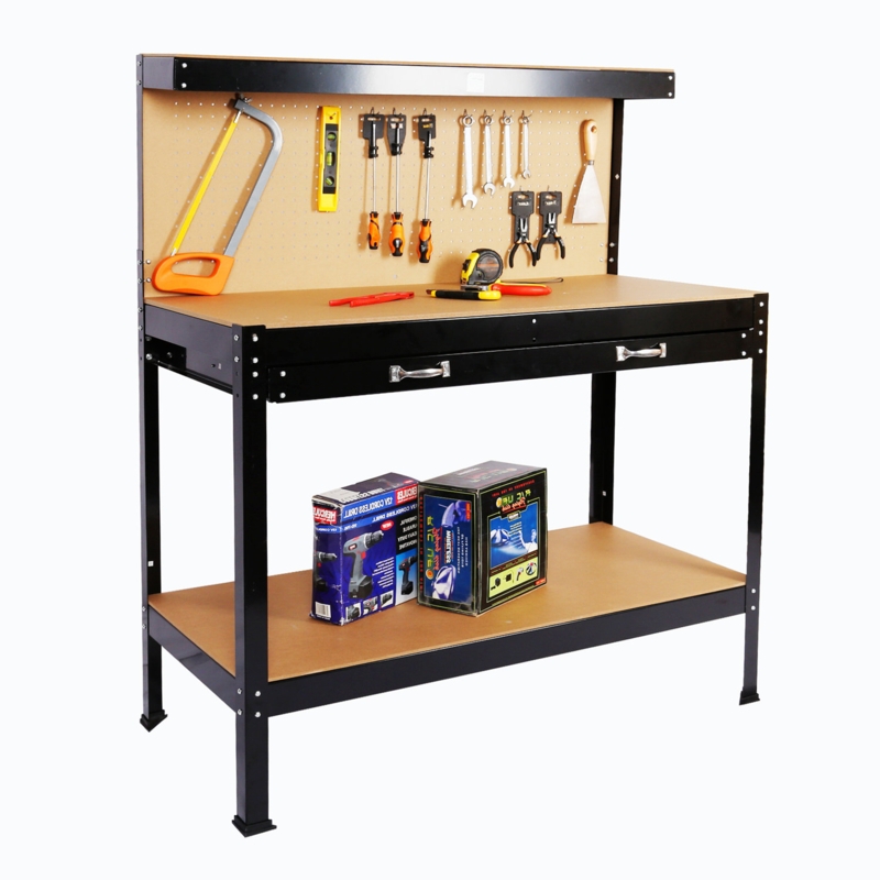 48.13" W Wood Top Workbench