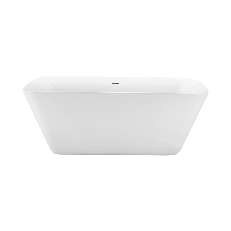 59.1'' x 28.3'' Freestanding Soaking Acrylic Bathtub