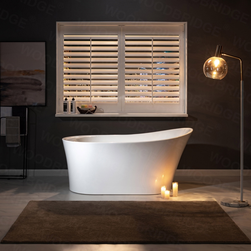 59'' x 29.5'' Freestanding Soaking Acrylic Bathtub