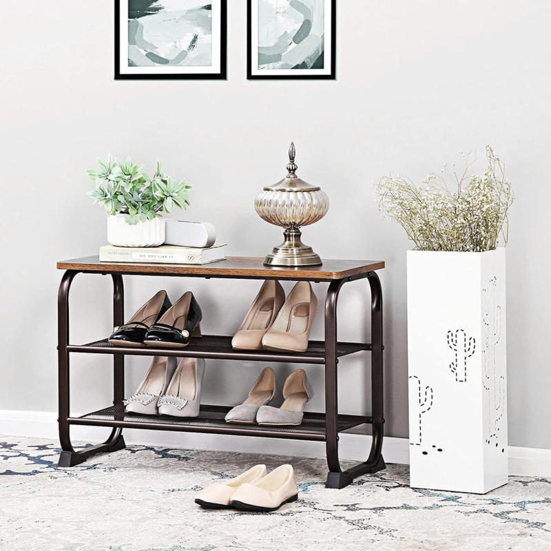 6 Pair Shoe Rack