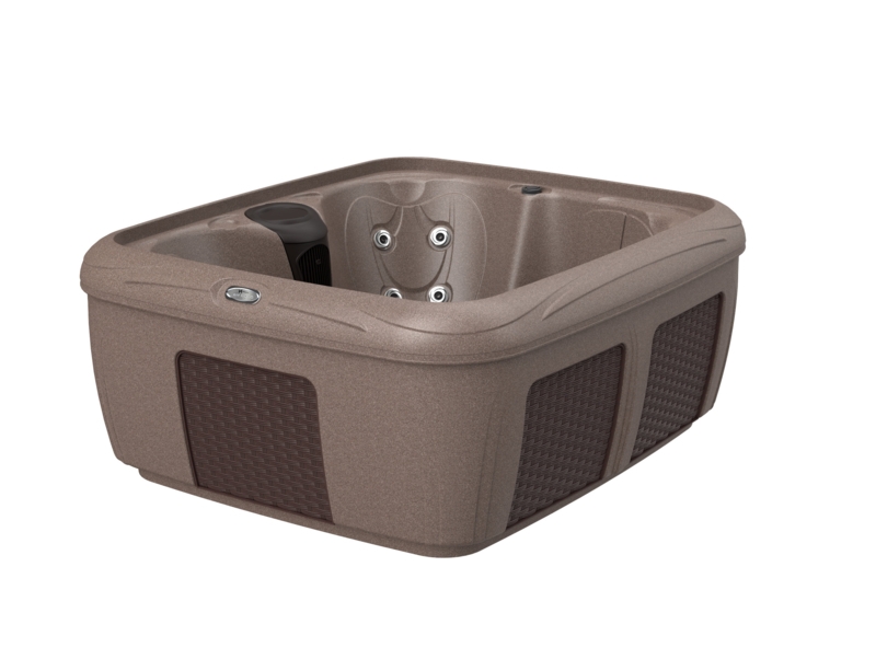 AquaRest Dynamic 78S 5-Person Plug and Play Hot Tub with 40 Stainless ...