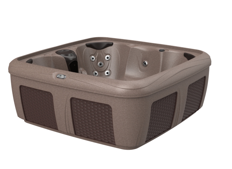 AquaRest Dynamic 84S 7-Person Plug and Play Hot Tub with 47 Stainless ...