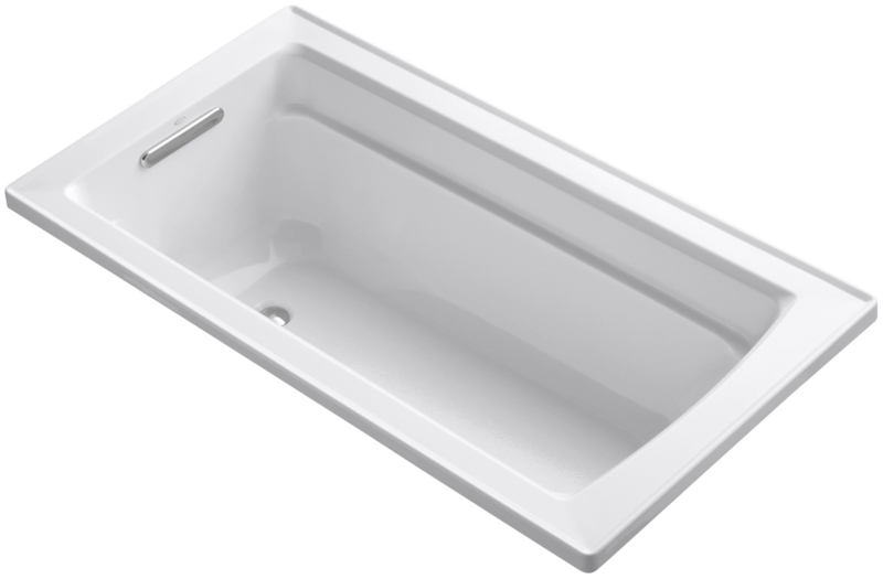 Archer Drop-In Bath with Reversible Drain