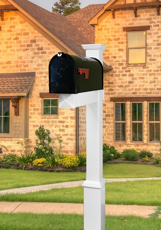 Arthur Post Mounted Mailbox