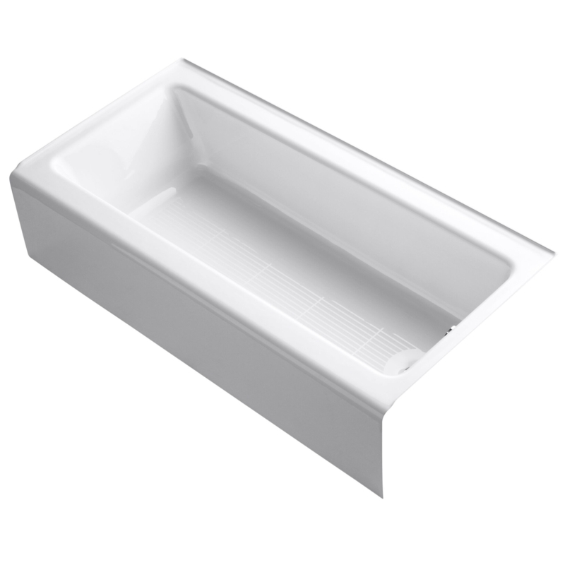 Bellwether 60" x 30.25" Alcove Soaking Cast Iron Bathtub