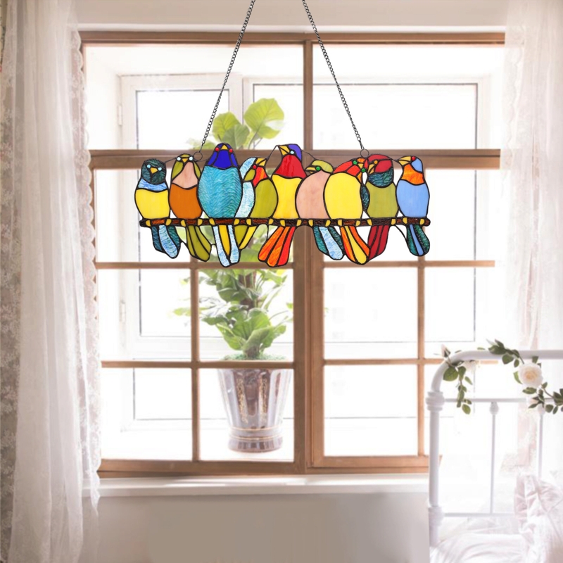 Birds Window Panel