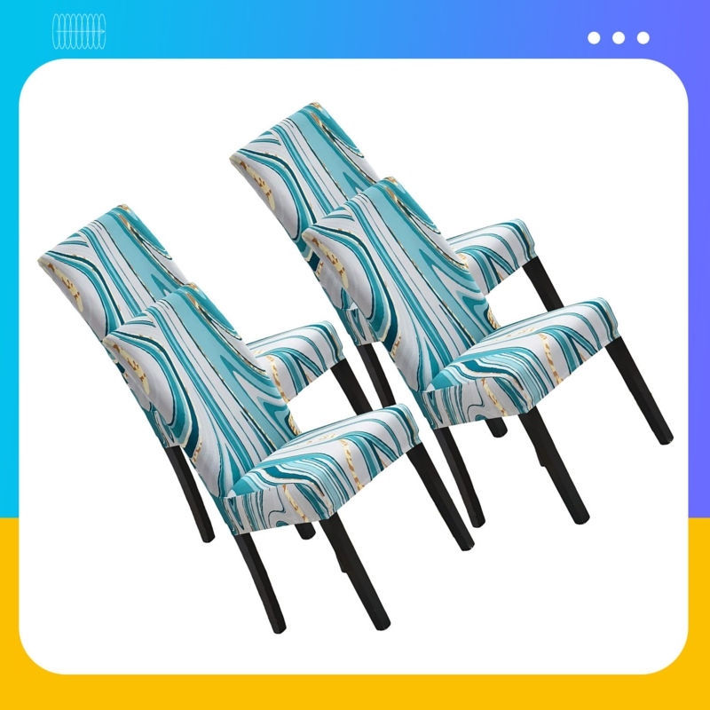 Box Cushion Dining Chair Slipcover