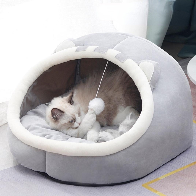 Cat Nest Four Seasons Use Summer Cat House Closed Cat Kitten Bed Summer Dog Kennel  Winter Warm Supplies 01LXL915AN3RKDTSX4