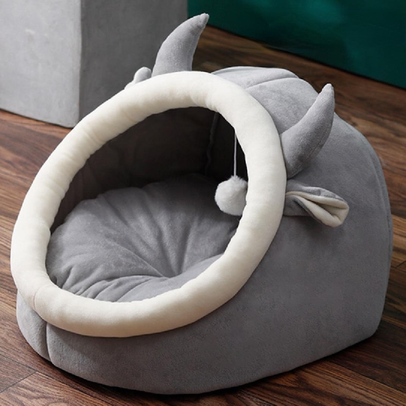 Cat Nest Four Seasons Use Summer Cat House Closed Cat Kitten Bed Summer Dog Kennel  Winter Warm Supplies 02LXL915CBBYKDQDOQ