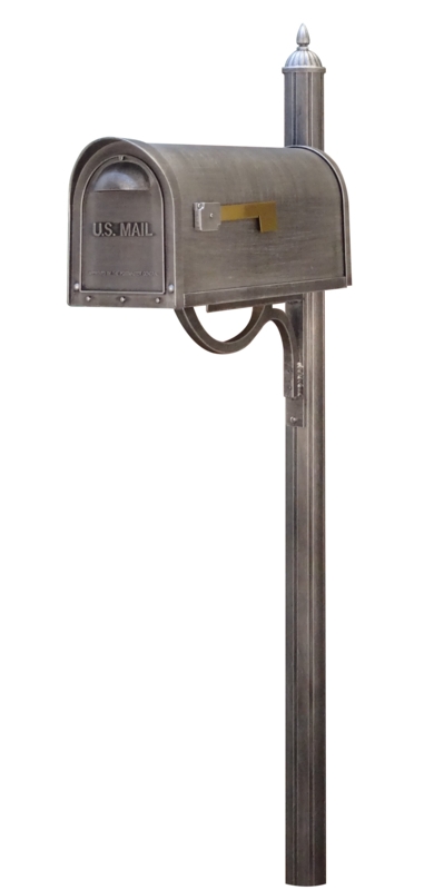 Classic Curbside Mailbox with Post Included