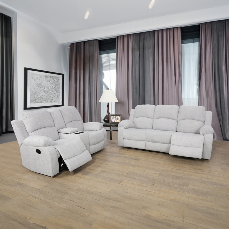 Corduroy 2-Piece Couch Living Room Sofa Set