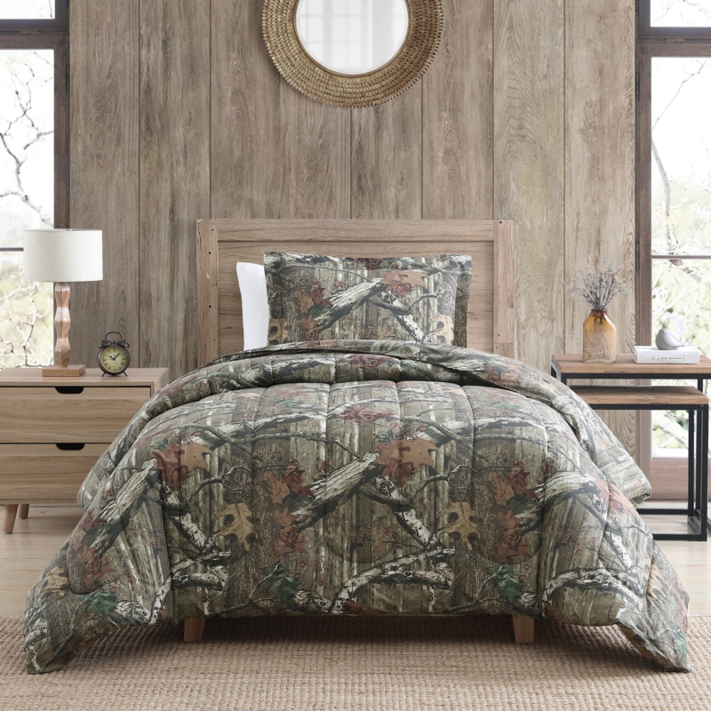 Cotton Blend Camouflage Comforter Set