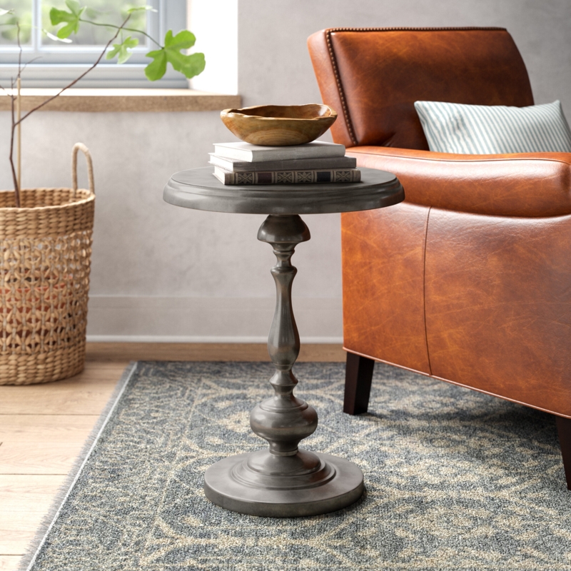 Danley Pedestal End Table