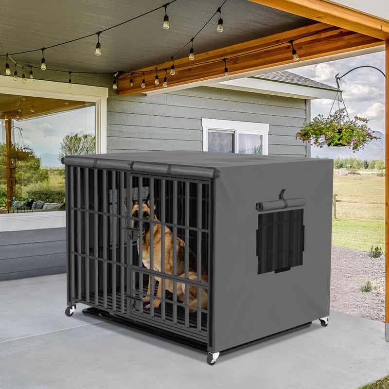 Dejonna Fabric Pet Crate Cover