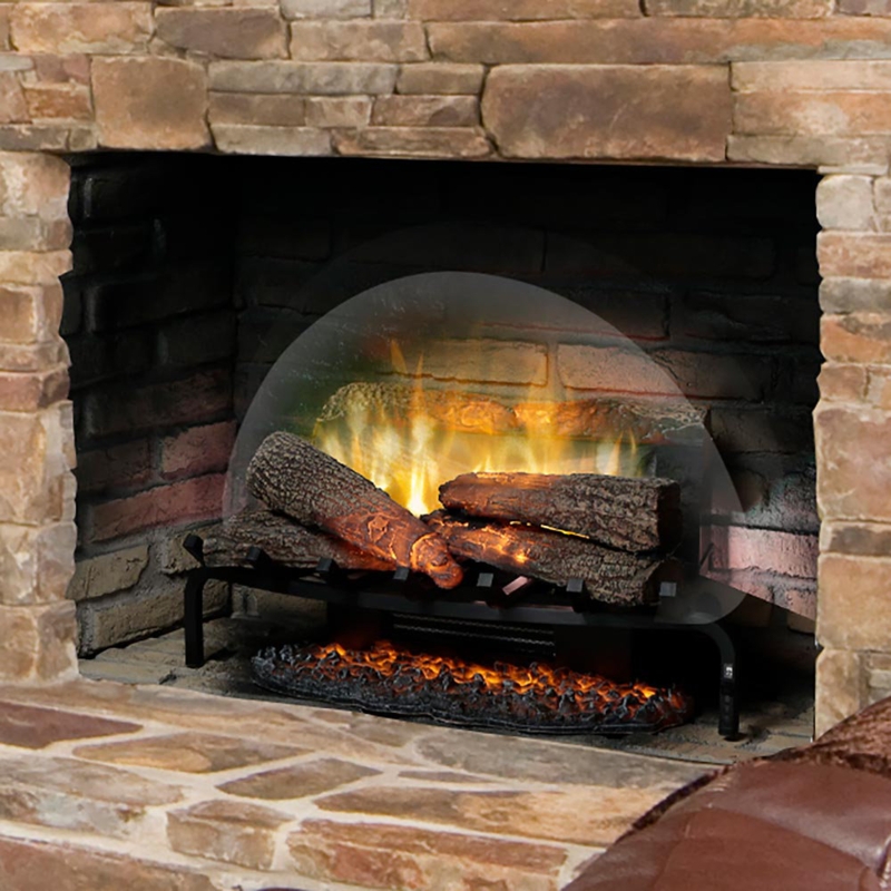 Dimplex 25-in Revillusion Electric Fireplace Log Set with Ashmat - 1,000 SQ FT