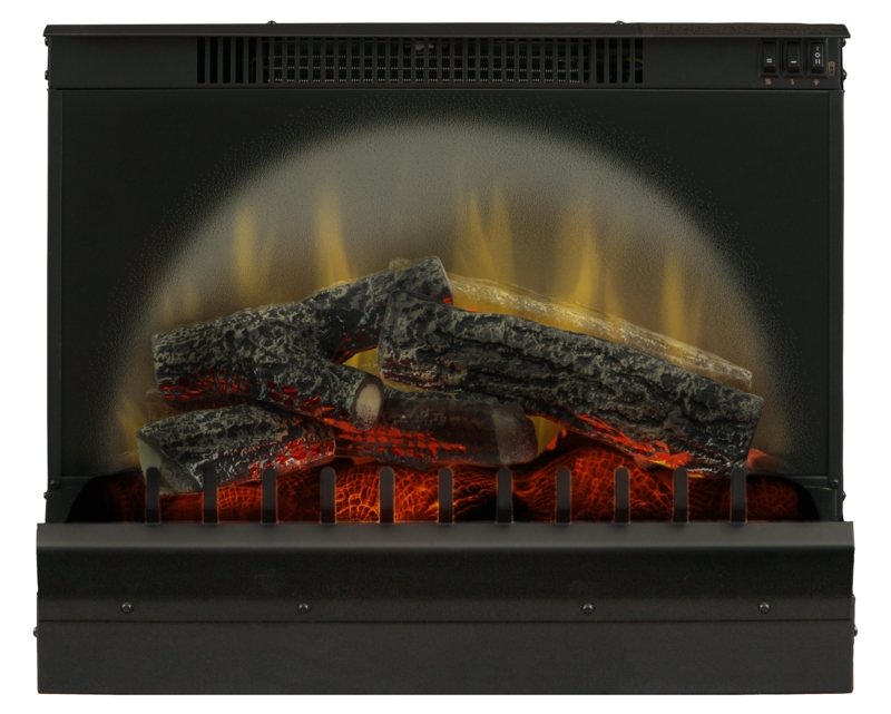 Dimplex Electraflame 23-in Plug-in Standard Electric Fireplace Log Set - Realistic Flame - 400 SQ. FT.