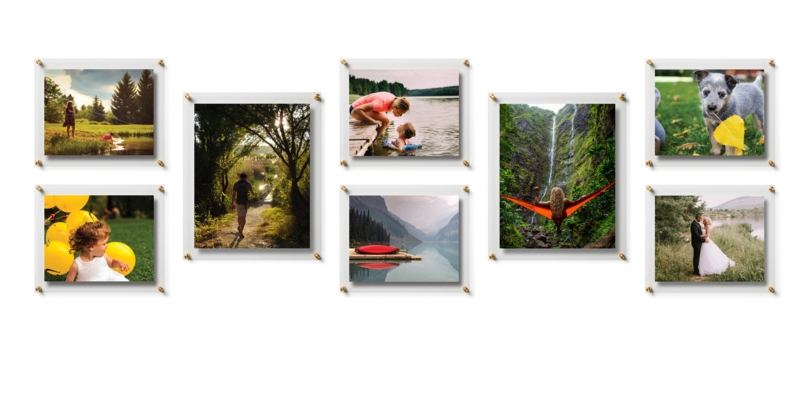 Double Panel "Corridotto" Frames, 8 Pieces