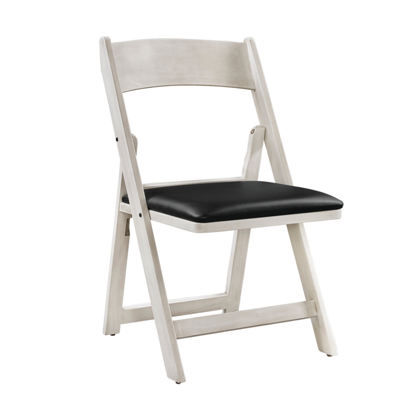 Dritana Vinyl Padded Stackable Folding Chair Folding Chair