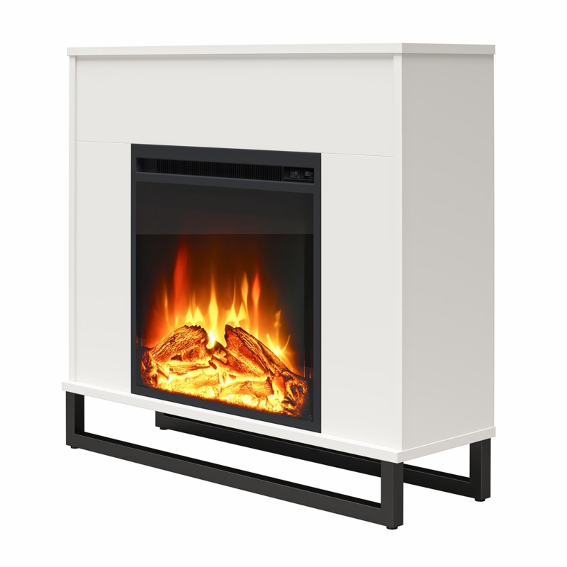 Dunand 31.65" Electric Fireplace Mantel