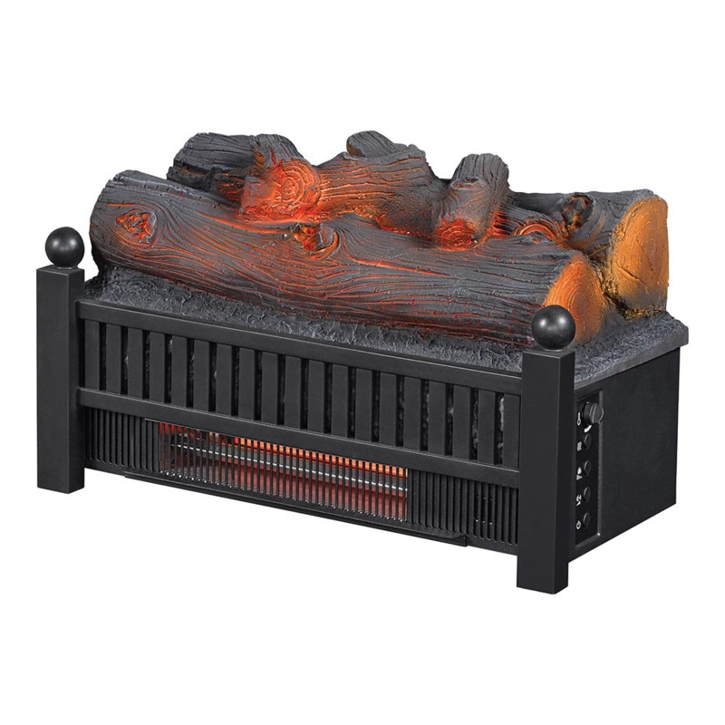 Duraflame 20-In Juniper Infrared Electric Fireplace Log Set with Crackling Sound
