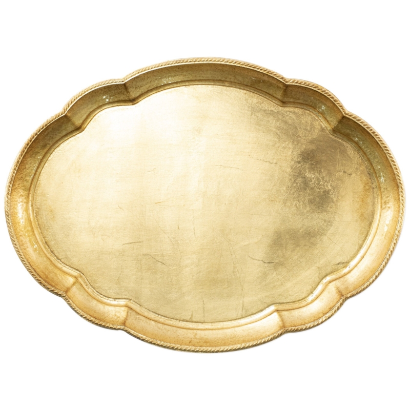 Florentine Wooden Accessories Large Oval Tray