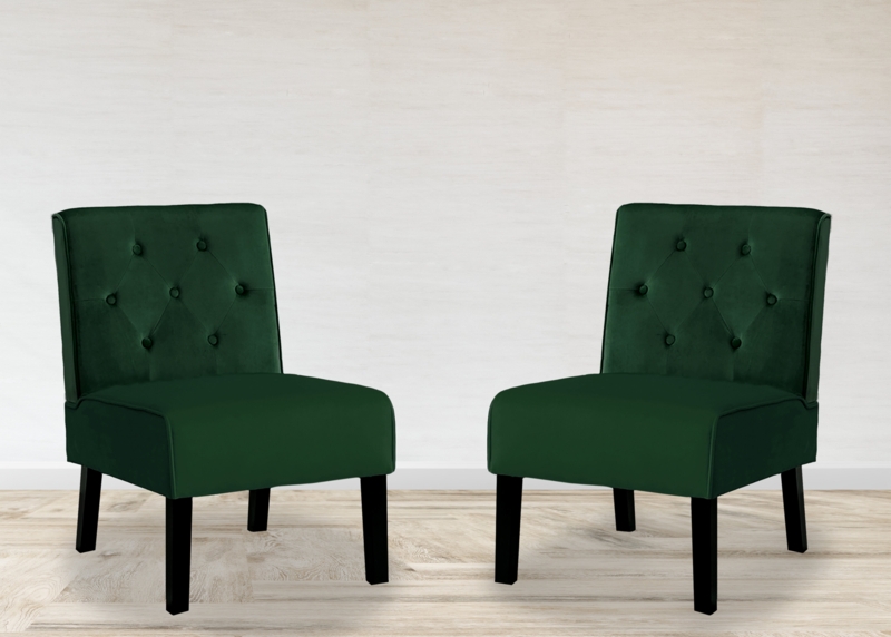 Frederich Velvet Slipper Chair