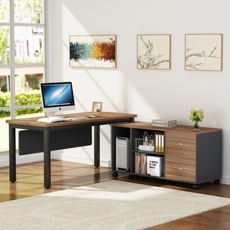 Corner Desk With Shelves - Foter