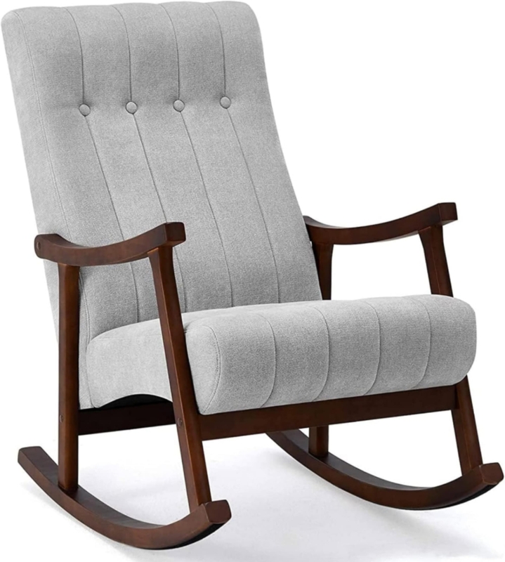 Gilberte Solid Wood Rocking Chair