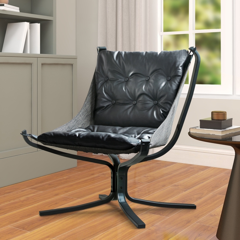 Greycin 29" Wide Genuine Leather Accent Chair