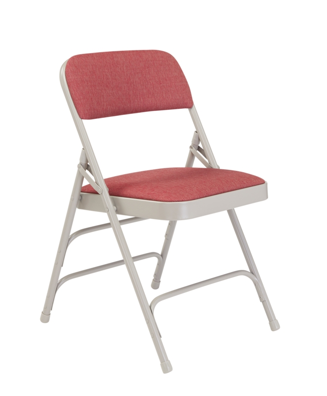 Hazzard Fabric Padded Folding Chair Set (Set of 4)