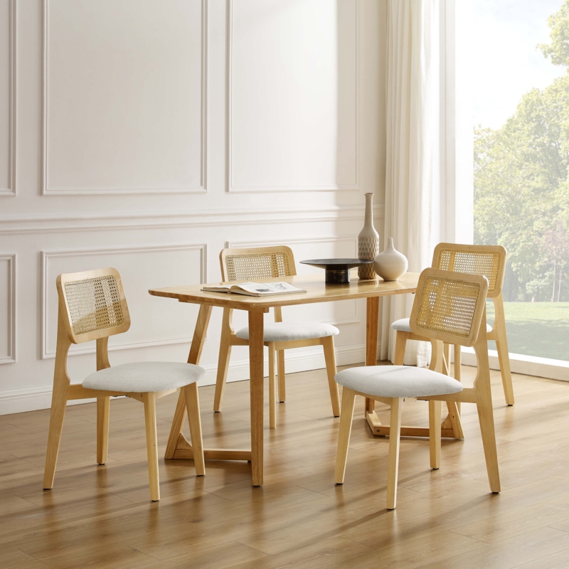 Kandy Genuine Leather Upholstered Side Chair