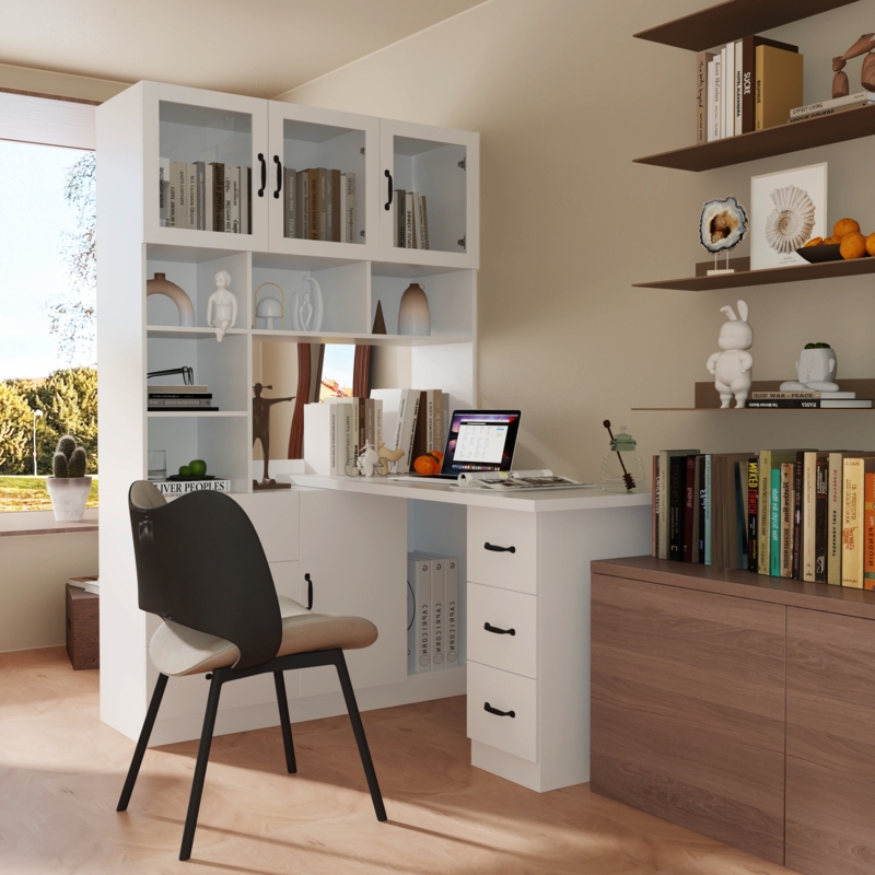 Keshawn L-Shaped Writing Desk