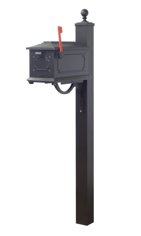 Kingston Curbside Locking Post Mounted Mailbox