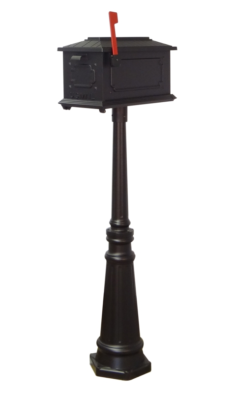 Kingston Locking Post Mounted Mailbox